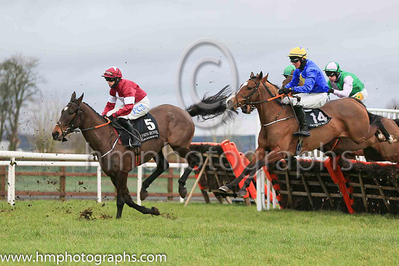 09th Bennystiara and H Morgan5 ( 14 , blue, yellow star ) Trainer - H De Bromhead , Owner - What A Combination Syndicate