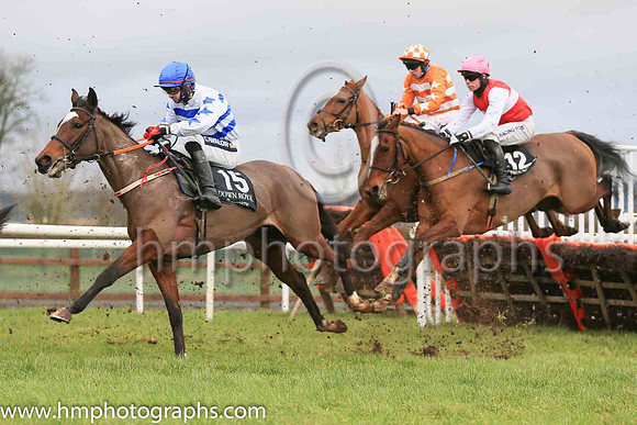 10th Tuckmill and D F ORegan ( 12 , rd, white hoop ) Trainer - F J Flood , Owner - T McParl and
