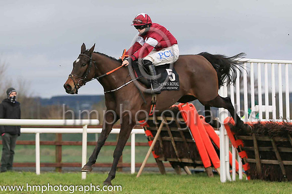 01st Decimation  and Rachael Blackmore ( 5 , maroon, white star ) Trainer - H De Bromhead , Owner - Gigginstown House Stud