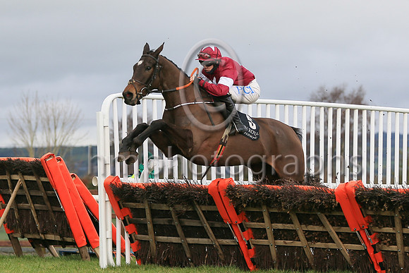 01st Decimation  and Rachael Blackmore ( 5 , maroon, white star ) Trainer - H De Bromhead , Owner - Gigginstown House Stud