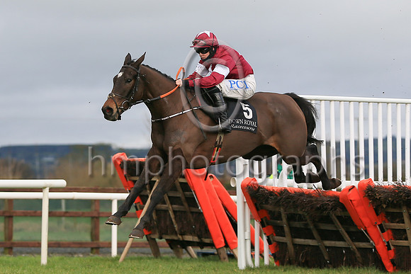 01st Decimation  and Rachael Blackmore ( 5 , maroon, white star ) Trainer - H De Bromhead , Owner - Gigginstown House Stud