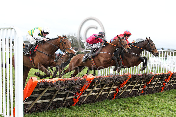 01st Nellys Money and P T Enright ( 4 , yellow  and green stripes ) Trainer - R Tyner , Owner - Anthony McCarthy