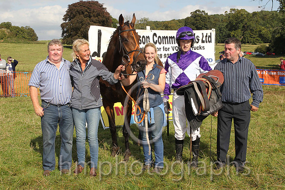 1st Benarty Hill ( 1 , purple, white diabolo )  M J O'Hare ( Trainer: Liam Lennon )