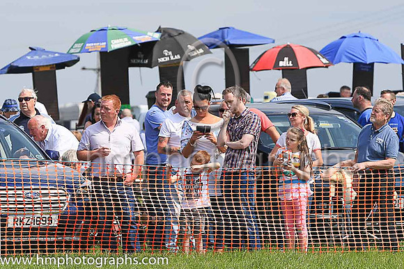 Spectators enjoying the sunshine at the Route Hunt Point to Point at Portrush