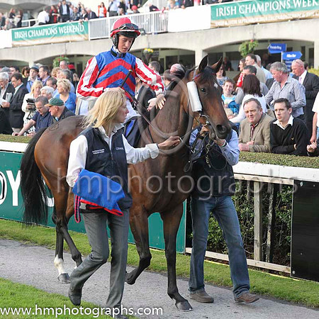 16 Dalkova and R Coakley - - 16th (10 ,royal blue and red chevrons ) Trainer - J P Murtagh