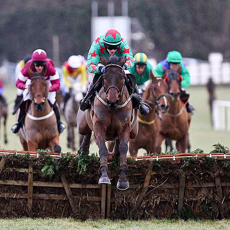 Allee Garde (Green & red stars) - Winner, Jockey P Townend - CU2D3184-e