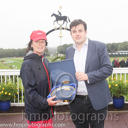 01 Young Dillon & Ms K Walsh - Winner(5,light blue, beige cross - Trainer Ms Margaret Mullins)