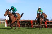 02nd Pont Du Gard and L P Dempsey ( 8 , orange  and green hoops ) Trainer - J P OBrien , Owner - John P McManus