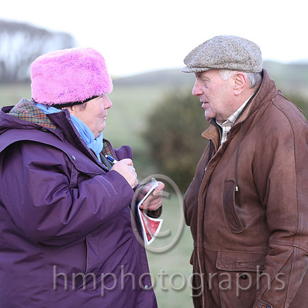 Margie McLoone  Wilson Dennison owner of Ballyarthur winner of Race 2 at Tyrella