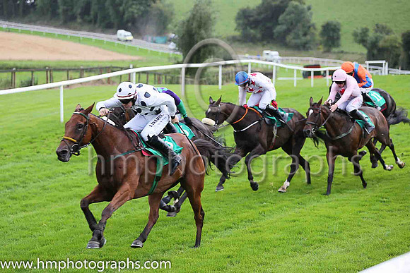 02nd Wes Hardin and G N Fox ( 9 , white, black spots ) Trainer - N Meade , Owner - J Hunt
