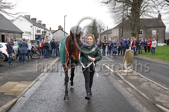 Balnaslow parading in Parkgate with groom Sophie Bell - FT8E3431