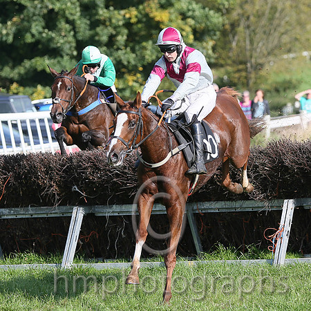 1st South Circle ( 10 , grey, maroon chevron )  M J O'Hare ( Trainer: Liam Lennon )