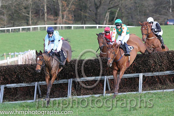 02 Areema and M J Lynch - - 02nd (8 ,light blue, navy large spots ) Trainer - I R Ferguson  01 Kilcullen Flem and R James - - 01st (6 ,emerald green, orange hoops ) Trainer - Donnchadh Doyle