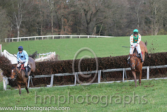02 Areema and M J Lynch - - 02nd (8 ,light blue, navy large spots ) Trainer - I R Ferguson  01 Kilcullen Flem and R James - - 01st (6 ,emerald green, orange hoops ) Trainer - Donnchadh Doyle