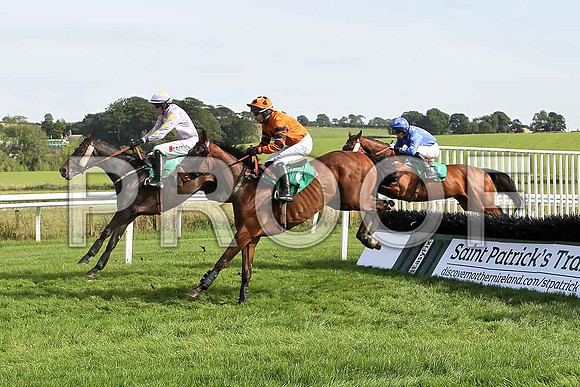 Ameno 7th, Jockey S W Jackson , Unico 4th, Jockey A P Thornton & Gettysburg 11th , Jockey E J O'Connell - FT8E3100-e