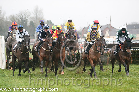 10 By The Banks and Paddy Kennedy - - 10th (12 ,black, white chevron ) Trainer - Denis W Cullen