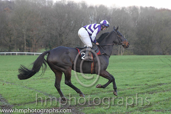 03 The Hard Hat and R James - - 03rd (2 ,brown, red cross belts ) Trainer - D M Christie