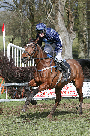 02nd RED CON ONE and B G Crawford ( 5 , DARK BLUE,light blue cross of lorraine; dark blue sleeves; dark blue cap ) Trainer: S.R.B. Crawford,, Owner : Christopher K. Johnson