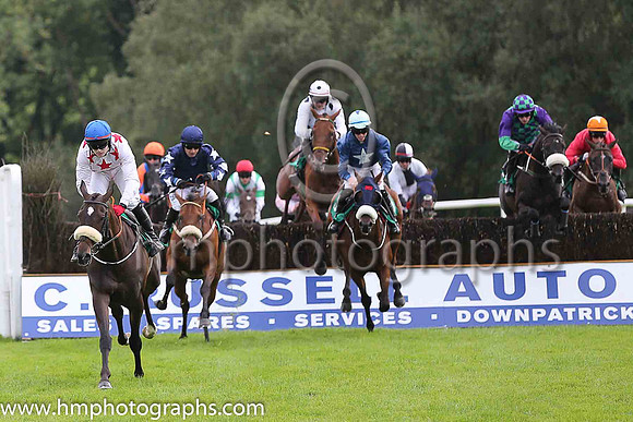 01st Odit and D E Mullins ( 6 , purple and emerald green check ) Trainer - Ms M Mullins , Owner - Liam Kerrigan