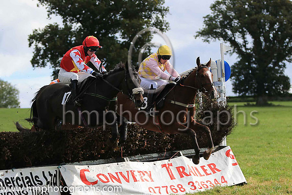 04th WOTADILEMMA and N McParlan ( 17 ,red, yellow star ) Trainer: S.R.B. Crawford,, Owner : Connor Strain Daniel