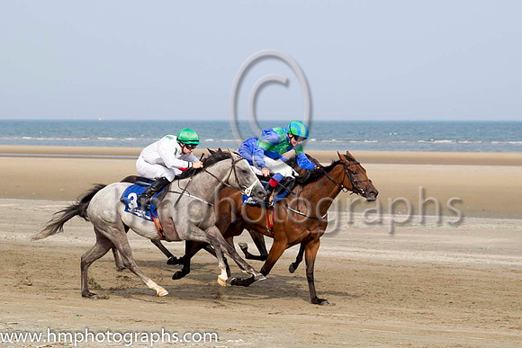 2 Al Fahida and C D Hayes - - 2nd (6 ,royal blue, emerald green cross sashes ) Trainer - A Oliver