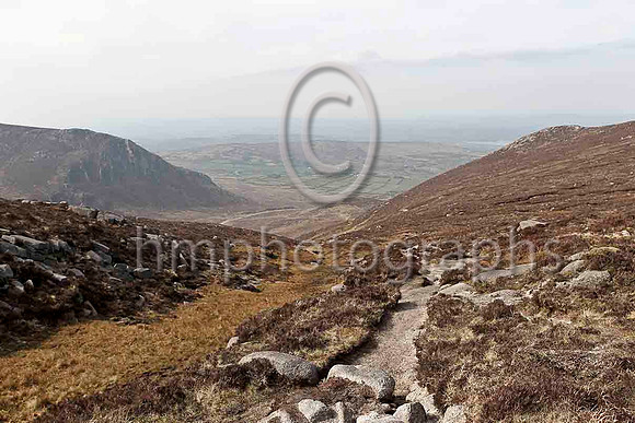 Meelmore in distance as seen from style near summit of Slievenaglogh - CU2D4292-e