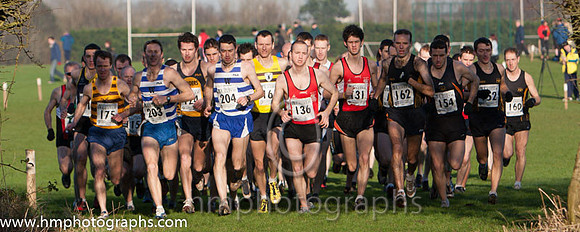 The Start of the 2007 Northern Ireland Men's Cross Country Championship at University of Ulster , Coleraine