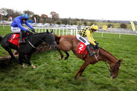 01st Melon and Ruby Walsh (2, yellow and black check) Trainer W P Mullins, Owner Mrs J Donnelly