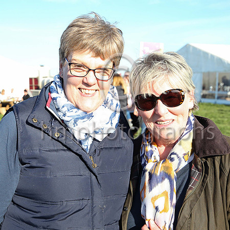 Fiona Logan and cousin at the Route P2P at Portrush