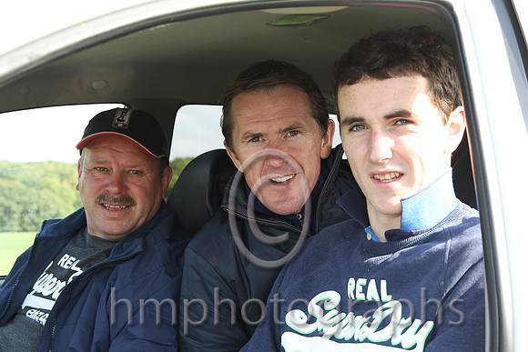Tony McCoy and Jonjo Bright at the Mid-antrim Hunt Point to Point at Moneyglass near Toomebridge