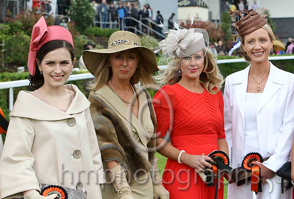 Some of the finalists in the Best Dressed Competion at Down Royal -FT8E5730-e