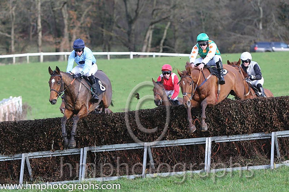 02 Areema and M J Lynch - - 02nd (8 ,light blue, navy large spots ) Trainer - I R Ferguson  01 Kilcullen Flem and R James - - 01st (6 ,emerald green, orange hoops ) Trainer - Donnchadh Doyle