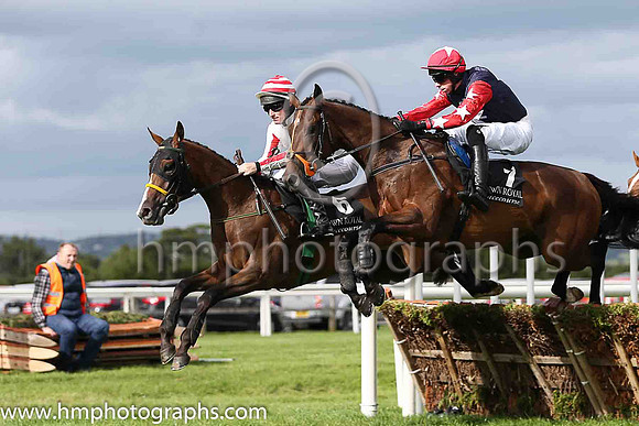 01st Dodgybingo  Sean Flanagan (6,white, red striped sleeves), trainer Noel Meade