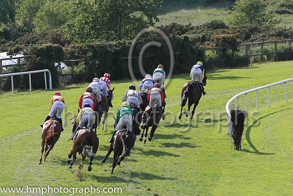 Rounding the bend at Down Royal on 3rd JUne 2022