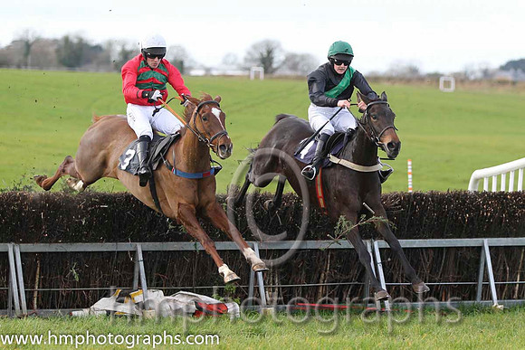 02 Maple Mons & B O'Neill - 2nd (3, red, green chevrons) & 01 Maple Valley Gold & Ms R Blackmore - winner (4, black, green sash ) - FT8E0674-51
