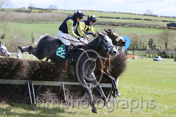 01st STOWAWAY FOREVER and J J Codd ( 22 , DARK BLUE,white diamond; yellow sleeves; dark blue cap,white diamonds ) Trainer: J.P. Dempsey,, Owner : Denis Cusack