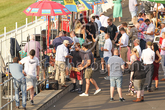 Spectators at Down Royal on 23rd July 2021