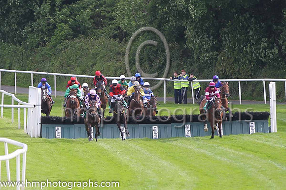 01 Triplets Joy & M A Enright - winners (15, purple, pink star) & 13 Rough Justice & P Townend - U (1, maroon, white star) - FT8E7502-43