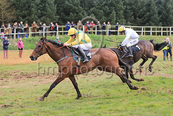01st PACTE IN THE PARK (FR) and l J Murphy ( 4 , YELLOW,emerald green braces; yellow sleeves; yellow cap ) Trainer: Simon Kenny , Owner : Simon Kenny