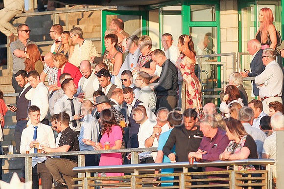 Spectators enjoy the sunshine at Down Royal
