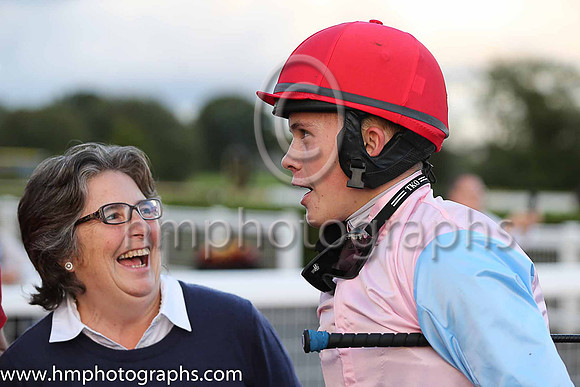01st Joy's Gift and Mr F Maguire (4, pink, light blue sleeves) , trainer Peter Maher