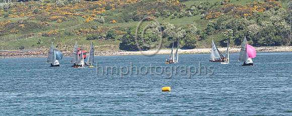 1st, Gold, 14256, Ger Owens & Melanie Morris, Wicklow SC & East Antrim BC - 1, 1, (2), 1, 1, 1 - Total = 7, Nett = 5 - in the lead heading for the finish