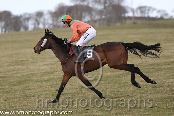 02 Illusion Of Time (9)  D O'Connor - Trainer : Marshall Watson, Orange, green chevron
