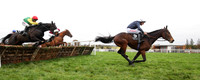 01st Just Janice and Davy Russell (5, blue, white birds eye) Trainer John E Kiely, Owner Mrs N Flynn
