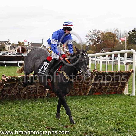 07th Rancher Lass and D Meyler ( 10 , blue, white band ) Trainer - K Thornton , Owner - Mrs Dorothy L Murdoch-Gourley
