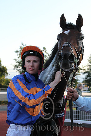 Order of St George with Joseph O'Brien on board win Her Majesty's Plate at Down Royal. Trainer A P O'Brien and owners Michael Tabor & Derrick Smith & Mrs John Magnier. - FT8E7892
