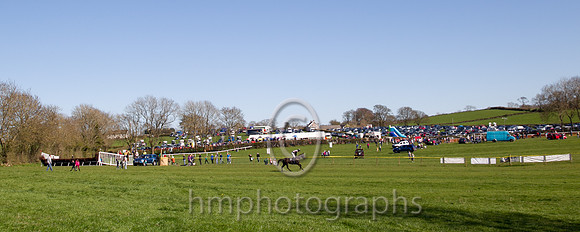 Large crowds at the new course at Broughshane, near Ballymena at the Mid-Antrim Hunt Point to Point