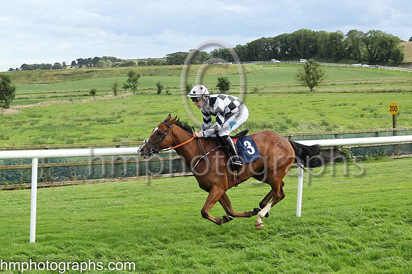 01st Rexem (3 , white, blue diamonds ) Jockey: Mr B W Harvey7 , Trainer: John C McConnell