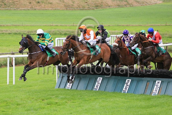 01st Walkers Point and Mr N McParlan ( 3 , orange, white star ) Trainer - S McParlan , Owner - G McGurgan
