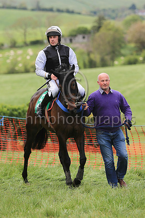 01st MISS BLANCHE (GB) and B O'Neill ( 15 , BLACK,white stars; black  white striped sleeves; black  white striped cap ) Trainer: Mark Michael McNiff , Owner : Albert Casey